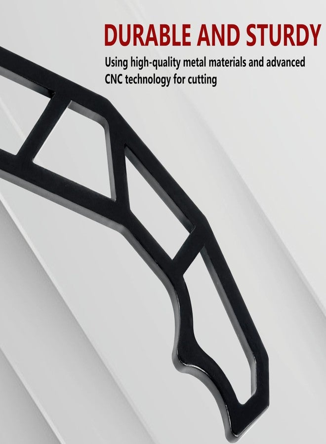 UTVSXPERT Door Handle Latches for Can-Am Maverick X3 X DS RS Turbo R Max 4 Door 2017-2025 Models Accessories, 4 PCS Black Powder Coating Door Handles for X3 - Image 3